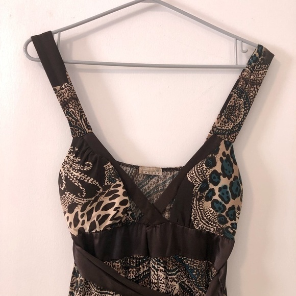 Bananas Monkey designer print sundress medium - Picture 2 of 9